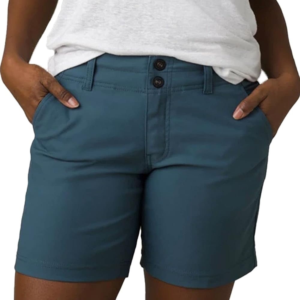 Prana Blue 5” Alana Shorts